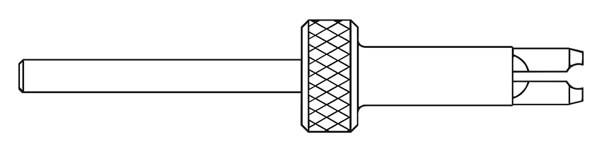 Dolder® Steg-Gelenk • Parallelometereinsatz • makro