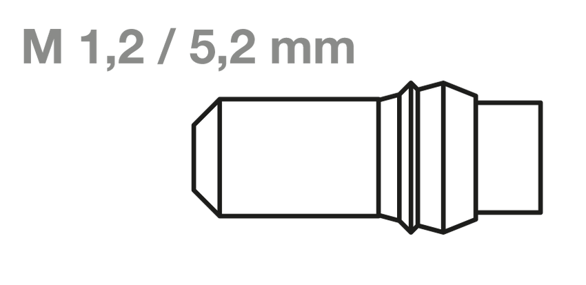 CM-Schraubensystem Innen6kant M1,2 / 5,2mm komplett **Inaktiv**