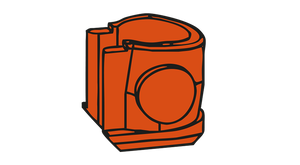 Mini-SG® Gelenk • Rotationseinsatz G • orange • 5er-Pack