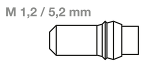 CM-Schraubensystem Innen6kant M1,2 / 5,2mm komplett