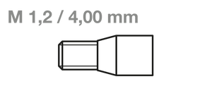 CM-Schraubensystem Innen6kant • Schraube O • M1,2 L4,0mm
