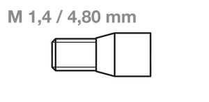 CM-Schraubensystem Innen6kant • Schraube O • M1,4 L4,80 mm
