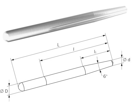 Endodontie - Wurzelstift mit Adhäsionskopf