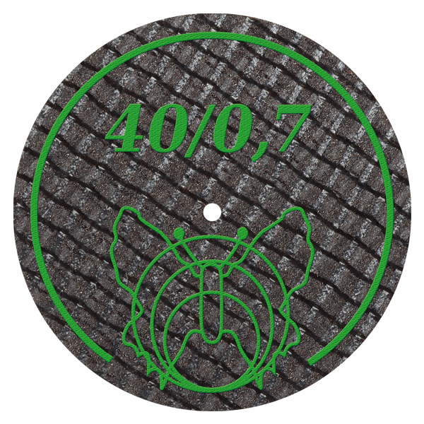 Trennscheibe Nr. 12 •  Ø 40 x 0,7 mm • grün • 20 Stück