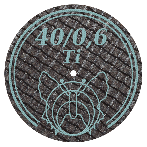 Trennscheibe Nr. 19 •  Ø 40 x 0,6 mm • türkis • 20 Stück